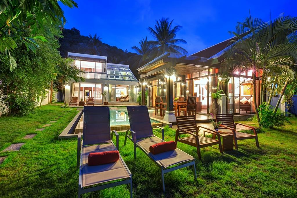 Emerald Sands - Beach Front 4 Bed Pool Villa 苏梅岛 客房 照片